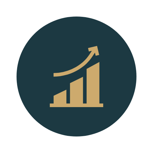 Icône de flèche ascendante représentant les résultats durables obtenus grâce à l’accompagnement Open Lead.